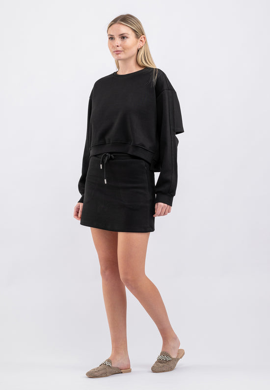 Tom Barron Set gonna e top Milano Cut-Out Vendita