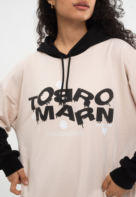 Tom Barron Felpa con cappuccio oversize Signature Fino Al -60%