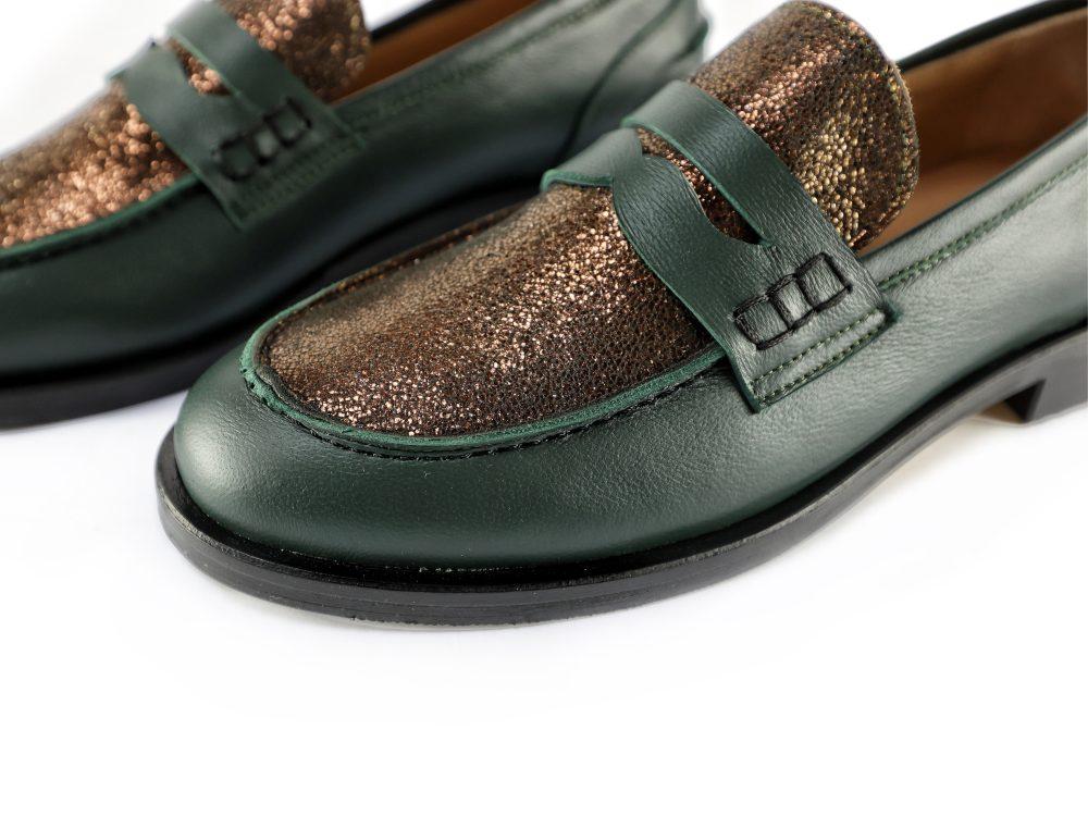 Ton Goût Mocassino Betty Verde Pezzi Unici