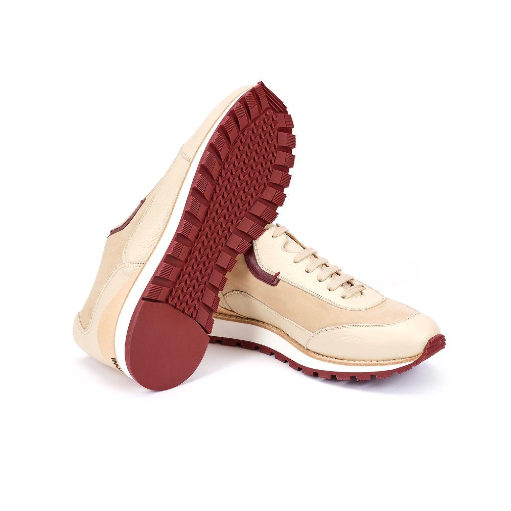 A.Testoni MOENA SNEAKER NUBUK CALF + DEER ° Qualità Garantita