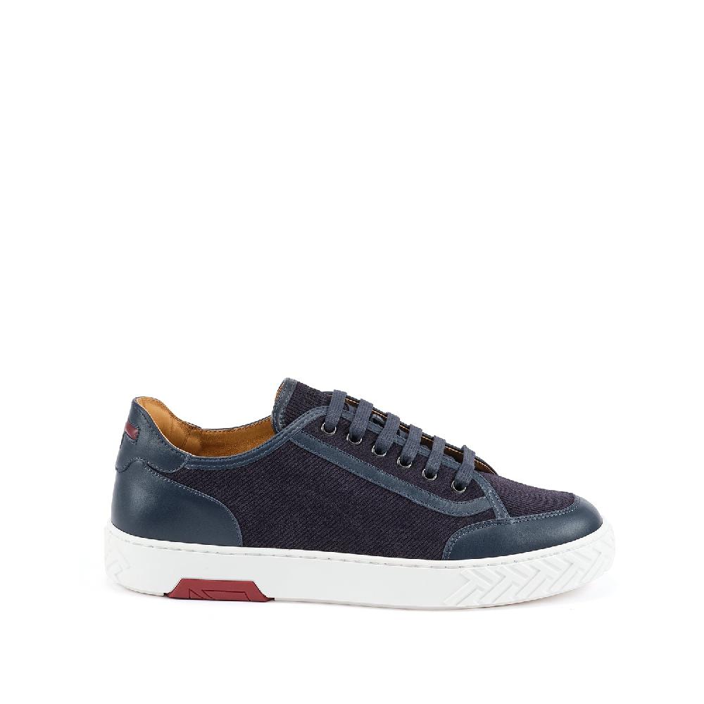 A.Testoni RAVENNA SNEAKER VELVET SUEDE CALF+CALF ° Sottocosto
