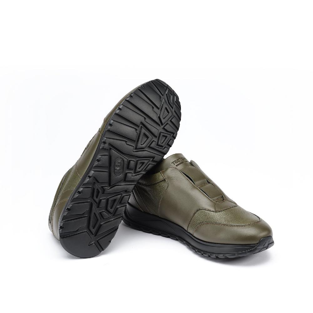 A.Testoni CUNEO SNEAKER SPORT NAPA CALF + GRAINED CALF ° Presa