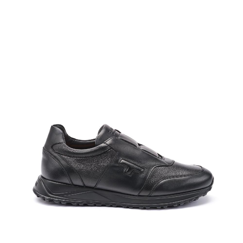 A.Testoni CUNEO SNEAKER SPORT NAPA CALF + GRAINED CALF Sconto