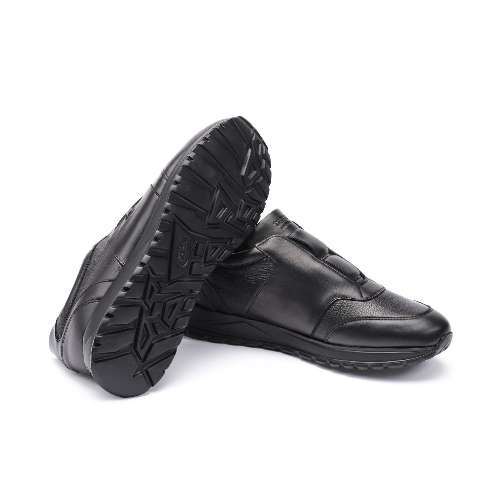A.Testoni CUNEO SNEAKER SPORT NAPA CALF + GRAINED CALF Sconto