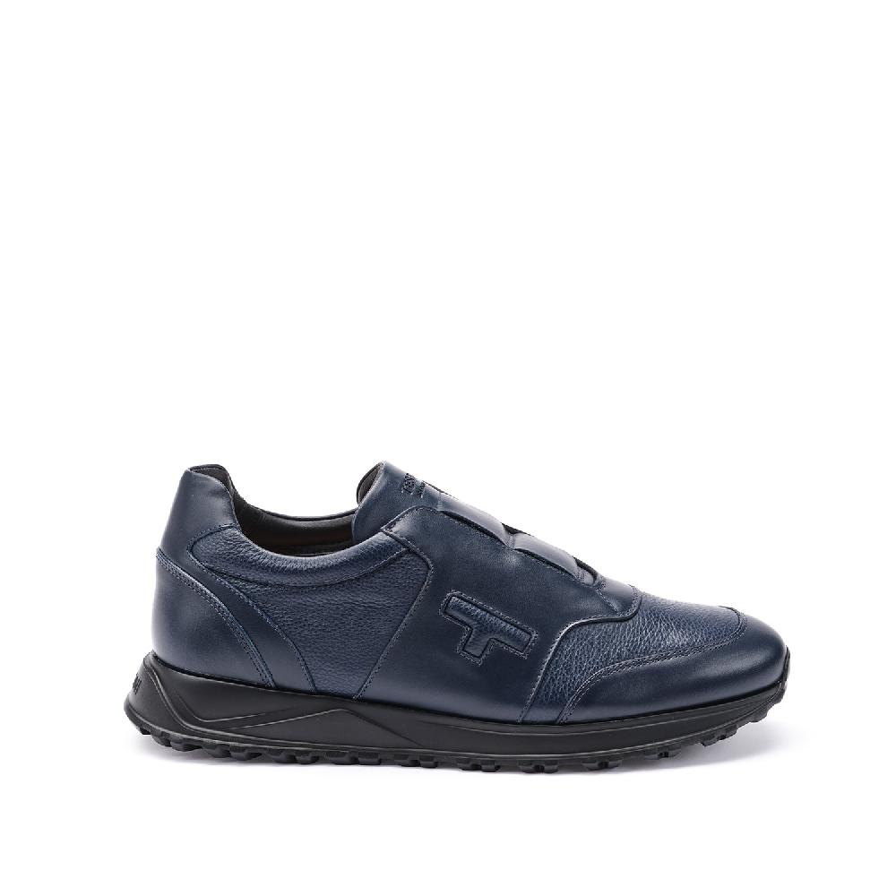 A.Testoni CUNEO SNEAKER SPORT NAPA CALF +GRAINED CALF Offerta