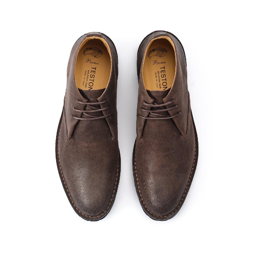 A.Testoni COURMAYEUR DESERT WAX SUEDE CALF In Vendita