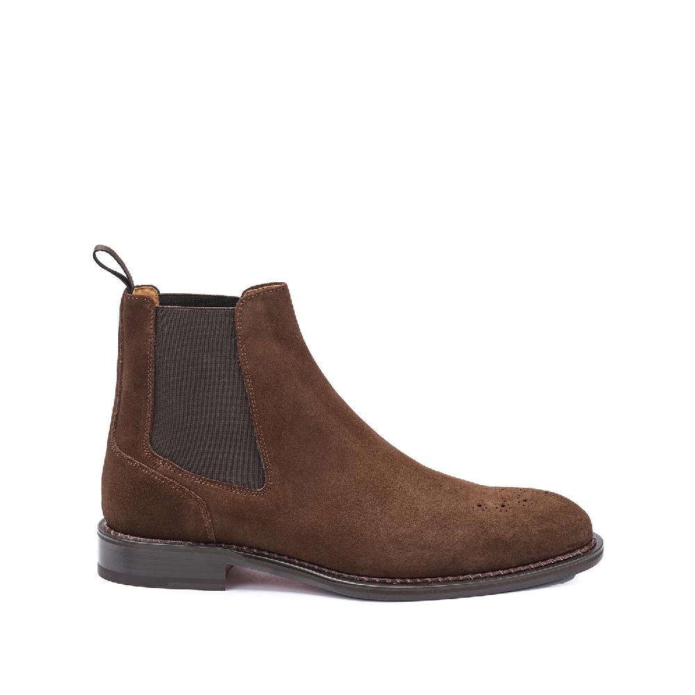A.Testoni VENEZIA CHELSEA ENGLISH SUEDE CALF Offerte