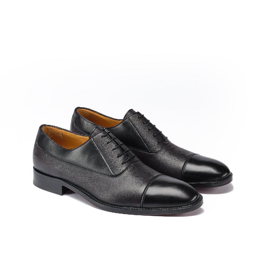 A.Testoni VALDOBBIADENE P.RAPID OXFORD TOP CALF+ ANTIQUE CAVIAR CALF ° I Più Venduti
