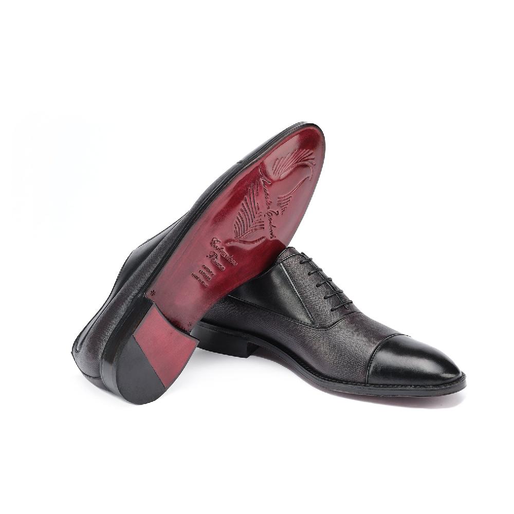 A.Testoni VALDOBBIADENE P.RAPID OXFORD TOP CALF+ ANTIQUE CAVIAR CALF ° I Più Venduti