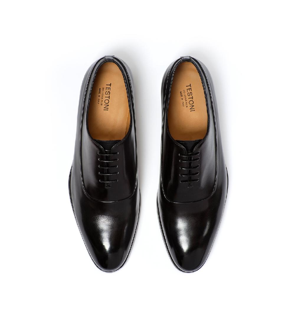 A.Testoni SANT'EULALIA OXFORD IN PELLE Vendite Flash