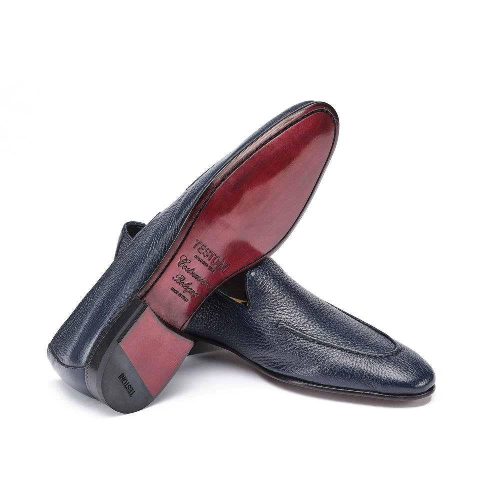 A.Testoni TAVOLARA LOAFER UNLINED DEER ° Vendita