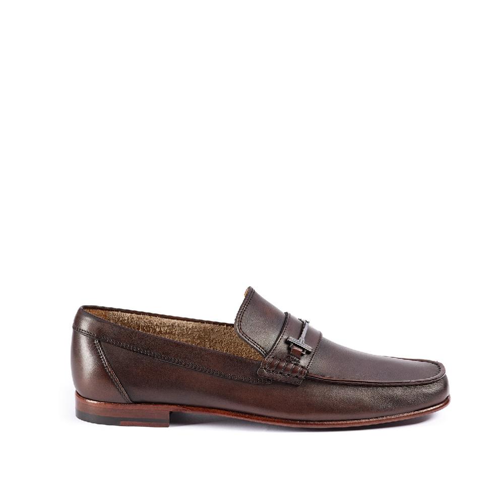 A.Testoni BRACCIANO MOCCASIN UNLINED SOFT DELAVE CALF ° Spedizione Gratuita