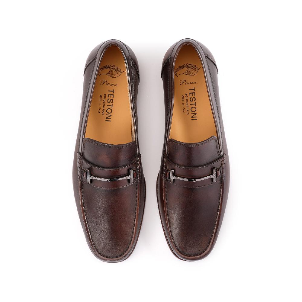 A.Testoni BRACCIANO MOCCASIN UNLINED SOFT DELAVE CALF ° Spedizione Gratuita