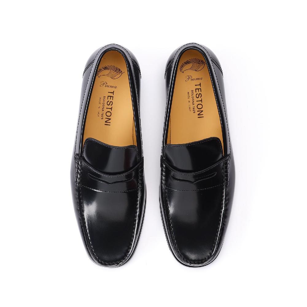 A.Testoni BRACCIANO MOCS BRUSHED CALF Soddisfazione Garantita