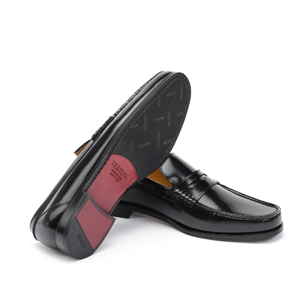 A.Testoni BRACCIANO MOCS BRUSHED CALF Soddisfazione Garantita
