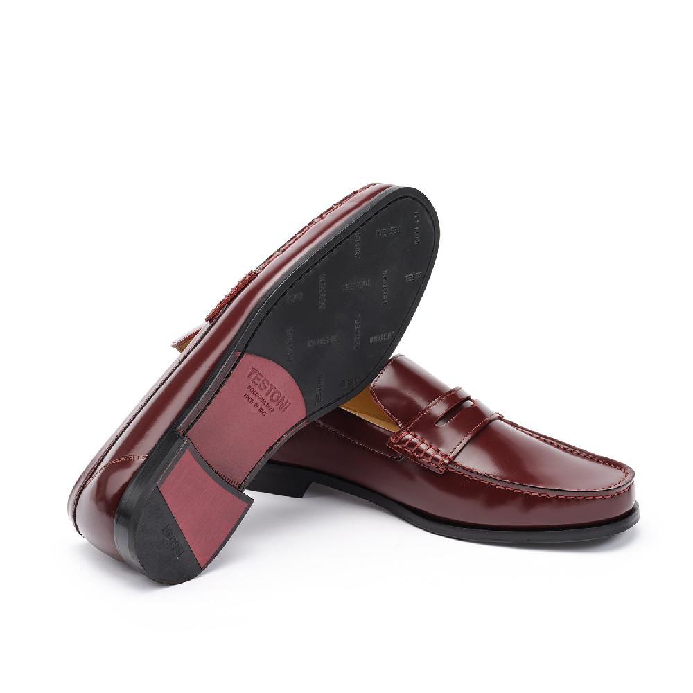 A.Testoni BRACCIANO MOCS BRUSHED CALF Qualità Garantita