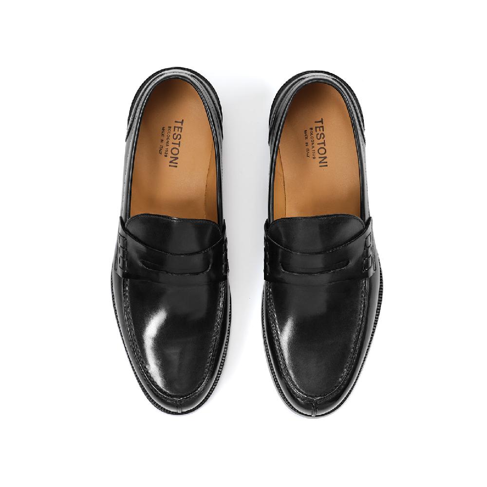 A.Testoni TRENTO LEATHER LOAFER ° Acquista Ora