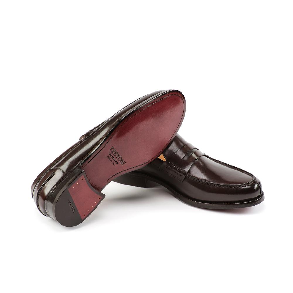 A.Testoni TRENTO LEATHER LOAFER ° Consegna Veloce