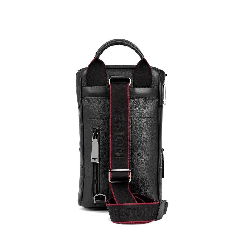 A.Testoni BORMIO SAILING BAG GRAINED SOFT CALF + SPORT NAPA CALF Prezzo Ridotto