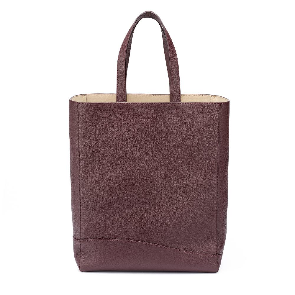 A.Testoni NOTO TOTE BAG DELUXE GRAINED CALF ° Sottocosto
