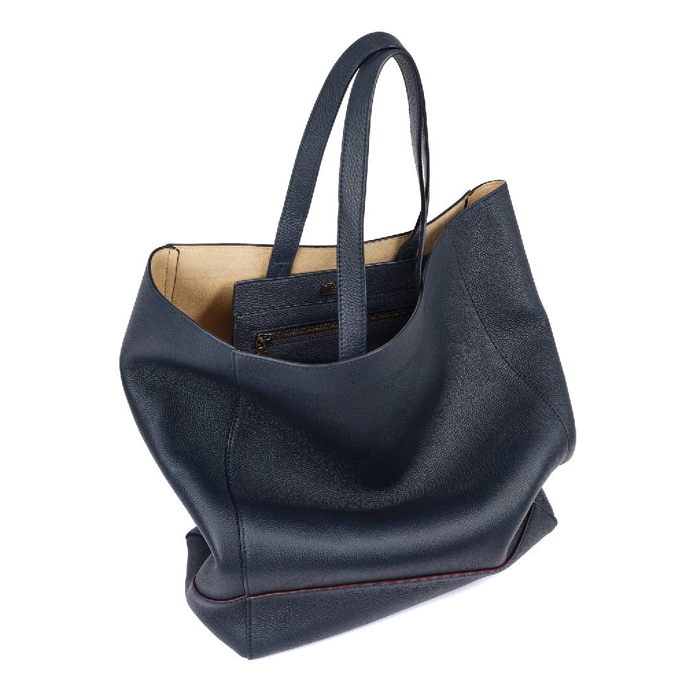 A.Testoni NOTO TOTE BAG DELUXE GRAINED CALF ° Convenienza