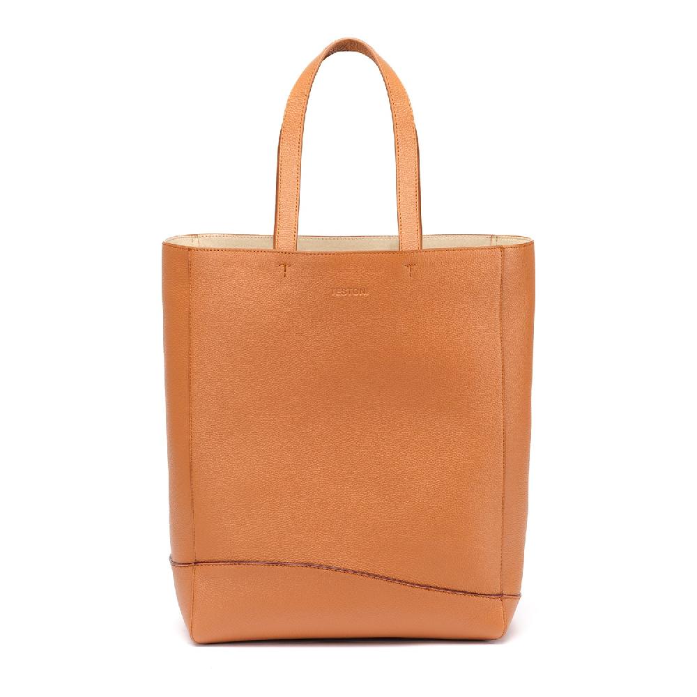 A.Testoni NOTO TOTE BAG DELUXE GRAINED CALF Novità