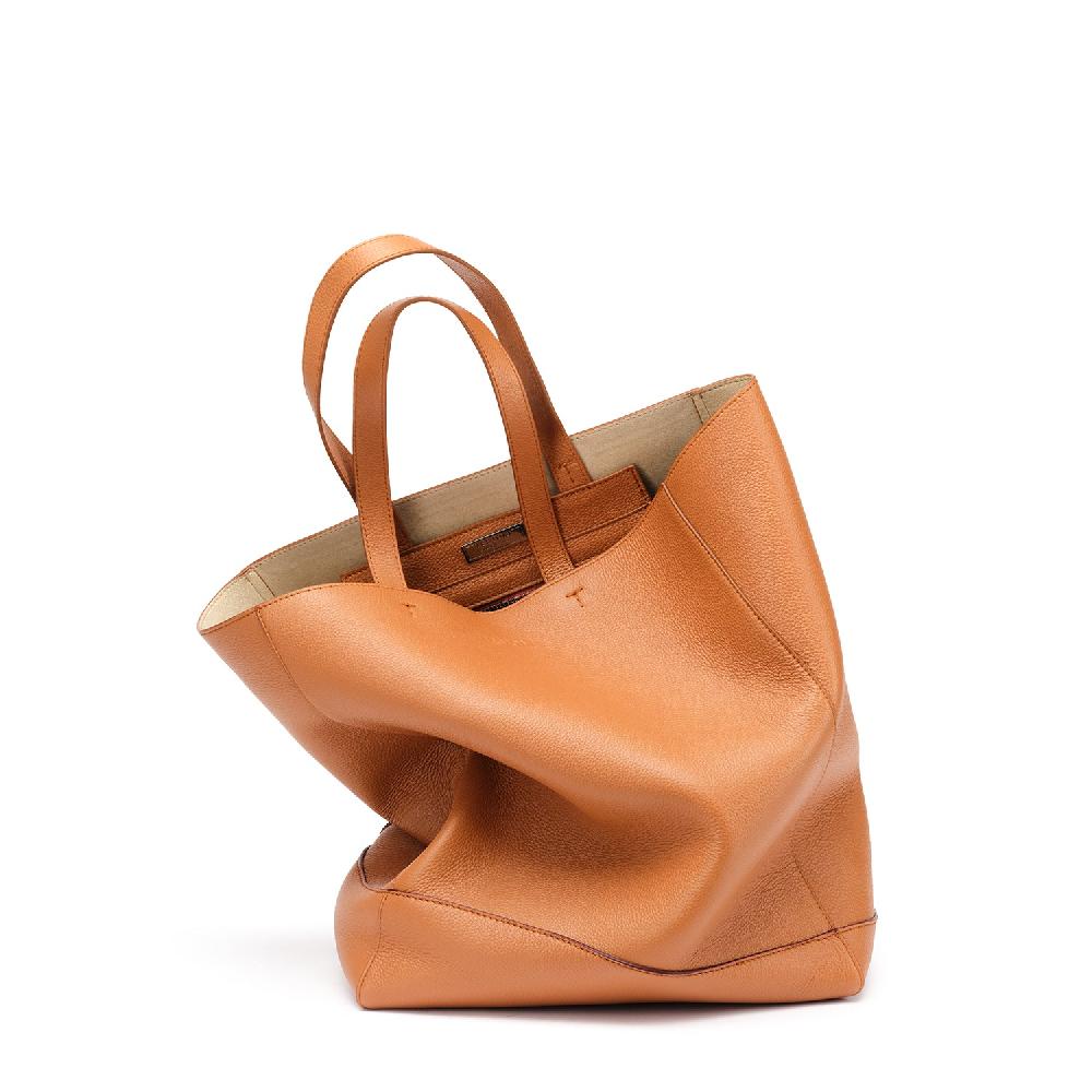 A.Testoni NOTO TOTE BAG DELUXE GRAINED CALF Novità