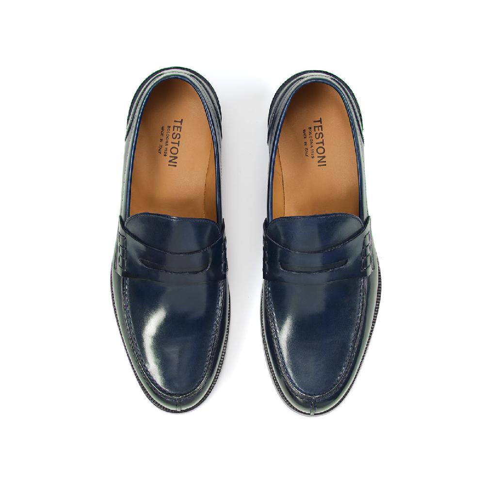 A.Testoni TRENTO LEATHER LOAFER ° Economico