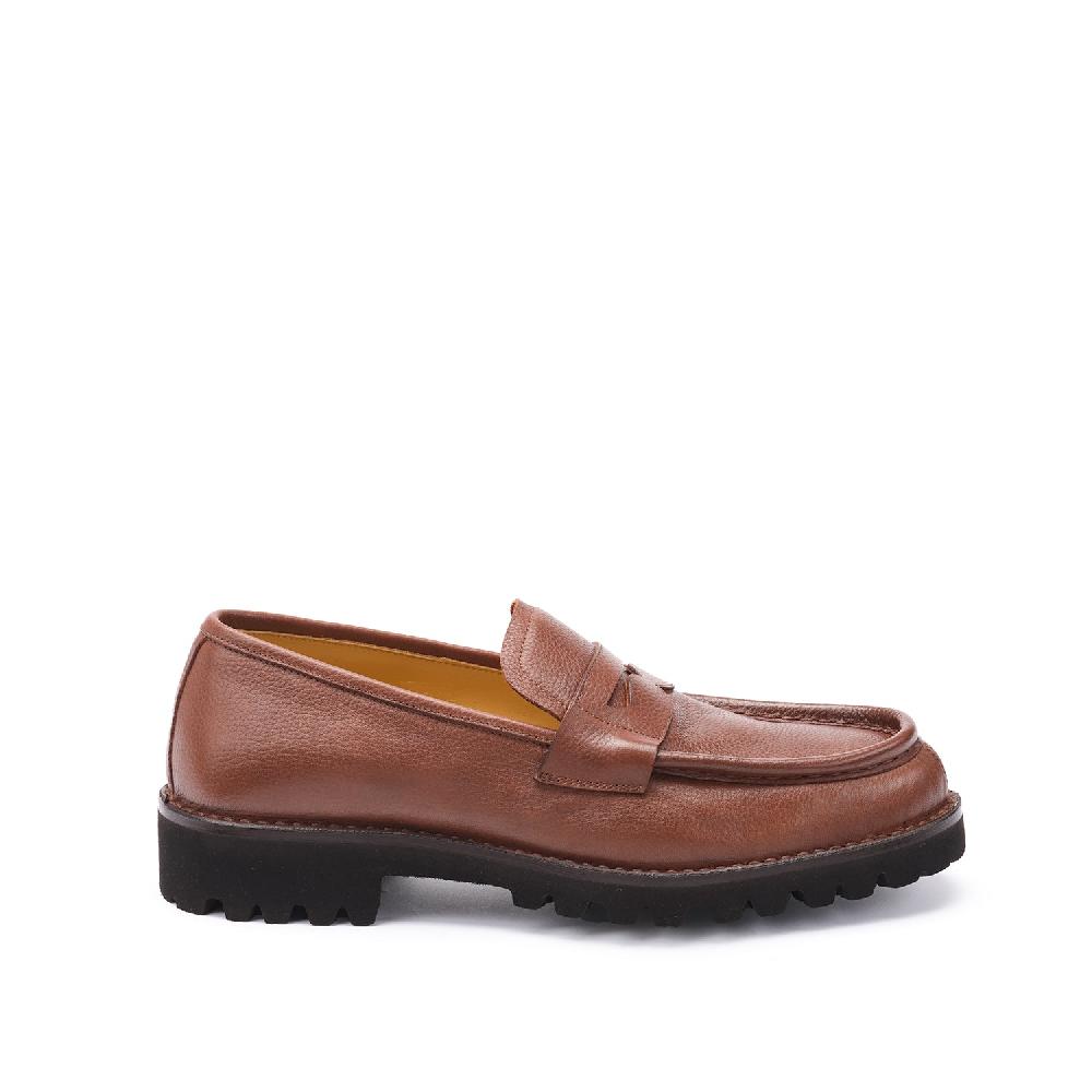 A.Testoni COURMAYEUR LOAFER GRAINED CALF Outlet