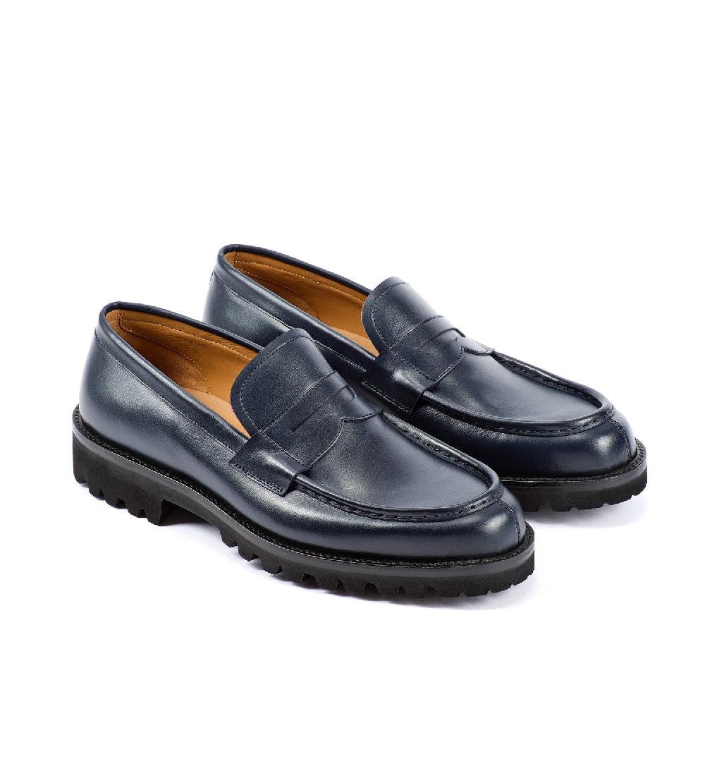 A.Testoni COURMAYEUR MOCASSINO IN PELLE In Vendita