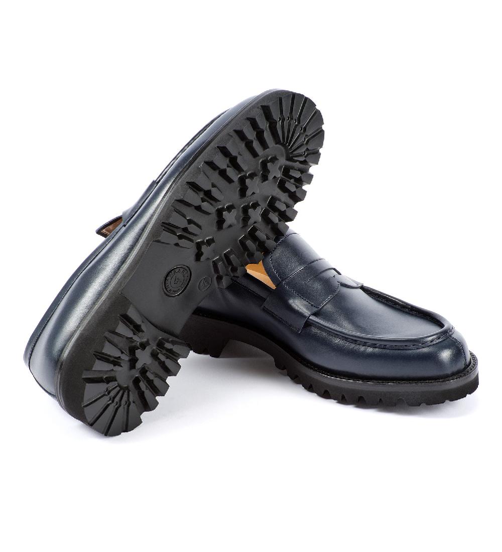 A.Testoni COURMAYEUR MOCASSINO IN PELLE In Vendita
