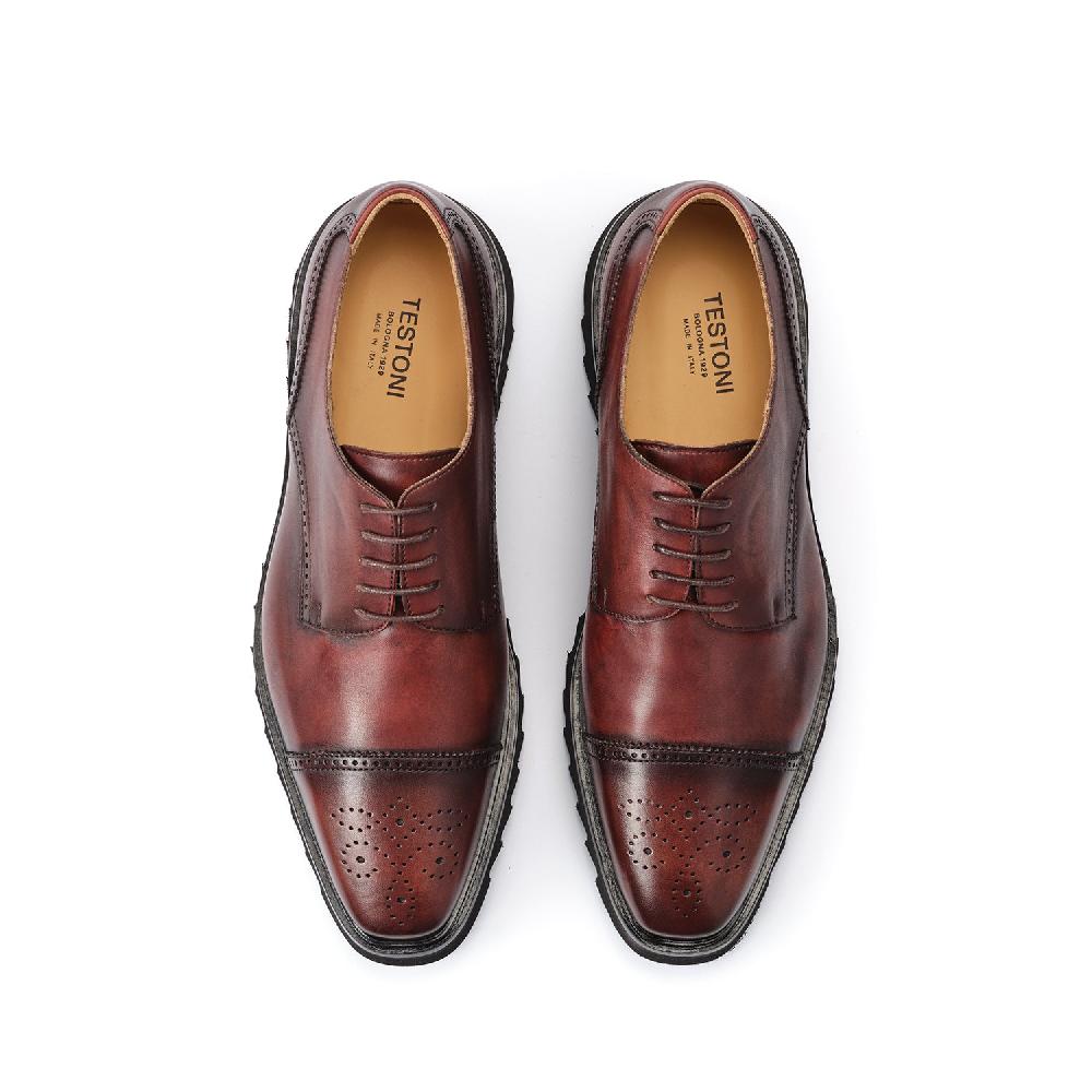 A.Testoni BOLGHERI DERBY SOFT DELAVE' CALF Offerte