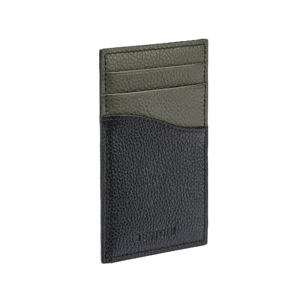 A.Testoni CREDIT CARD CASE GRAINCALF ° Vendita Calda
