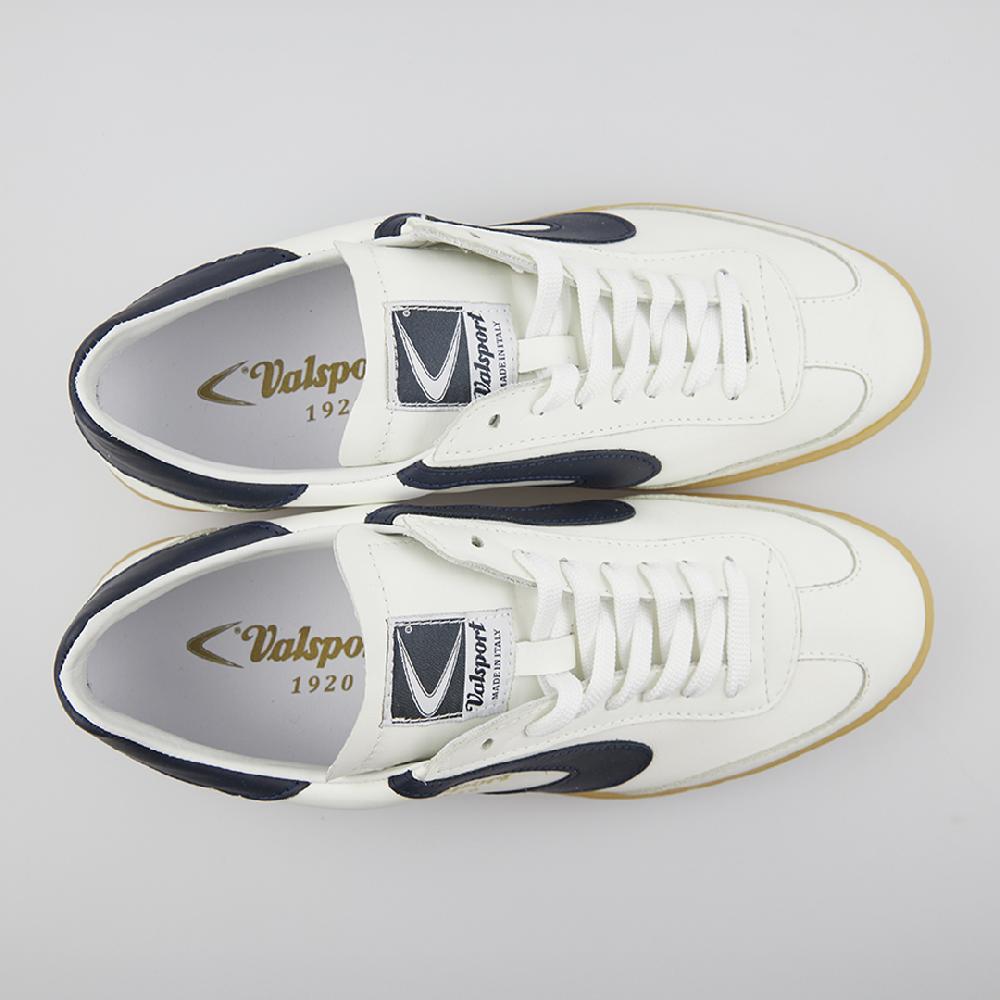 ﻿Valsport Olimpia Leather Bianco Blu Pezzi Unici