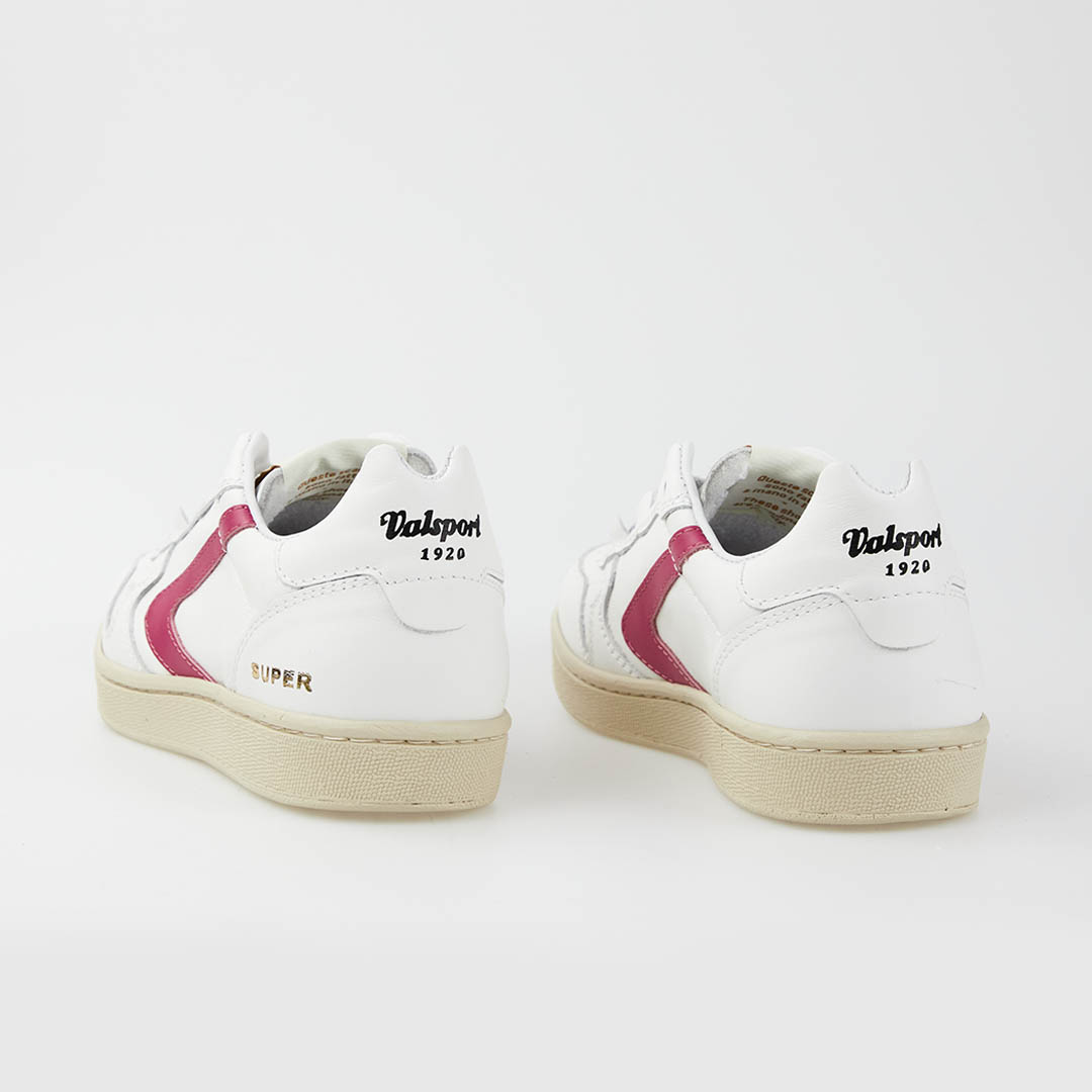 Valsport Super Pelle Bianco Fuxia Moda