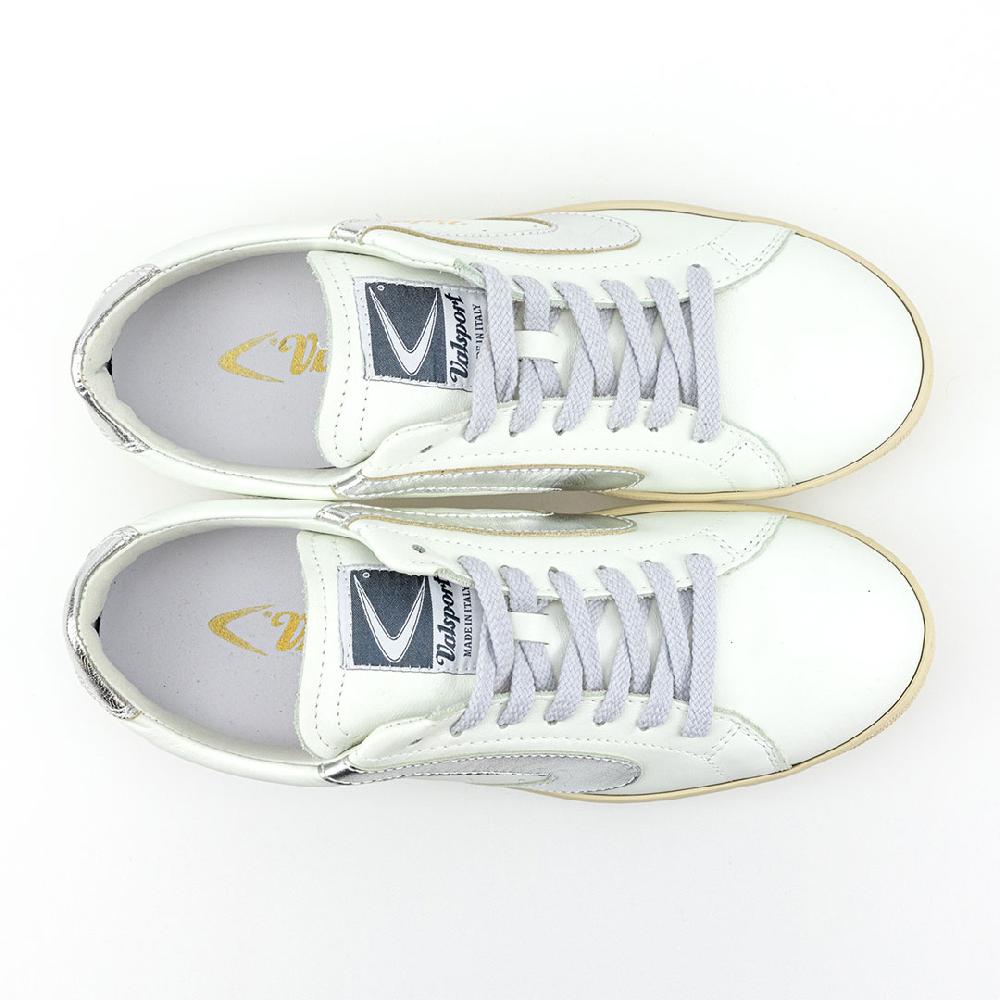 Valsport Tournament Classic Metal Leather Bianco Argento Laminato Pezzi Unici