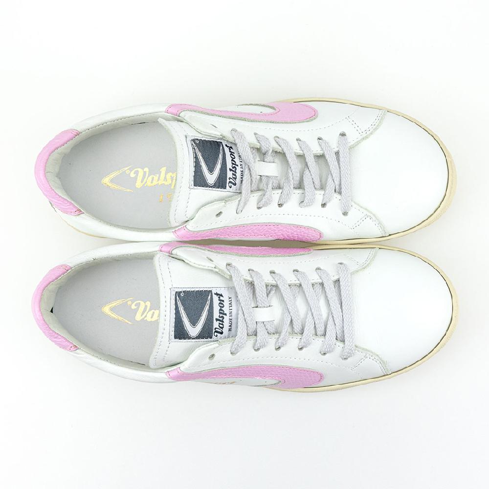 Valsport Tournament Classic Leather Bianco Rosa Presa