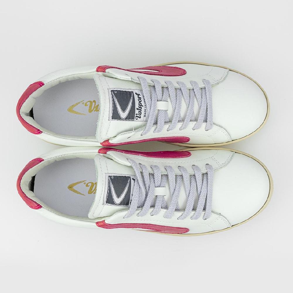 Valsport Tournament Classic Leather Bianco Magenta Negozi Online