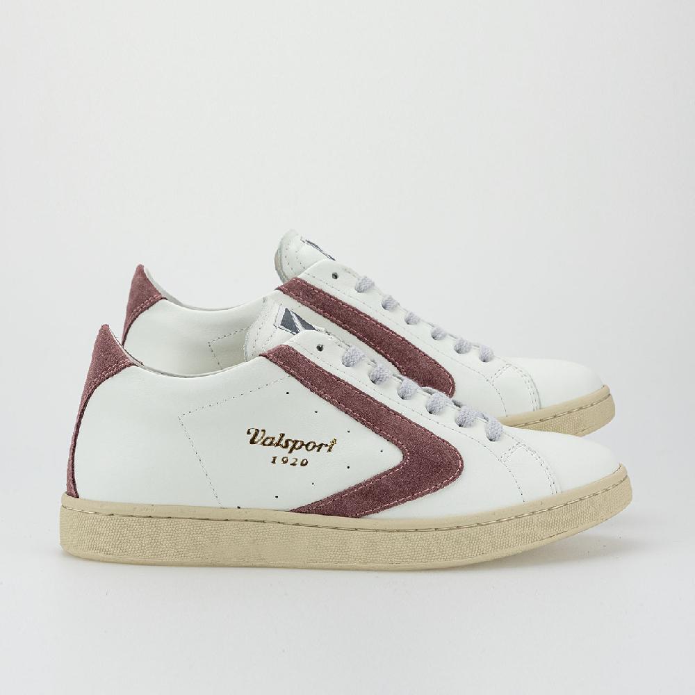 Valsport Tournament Leather Suede Bianco Brown Rose Prezzo Ridotto