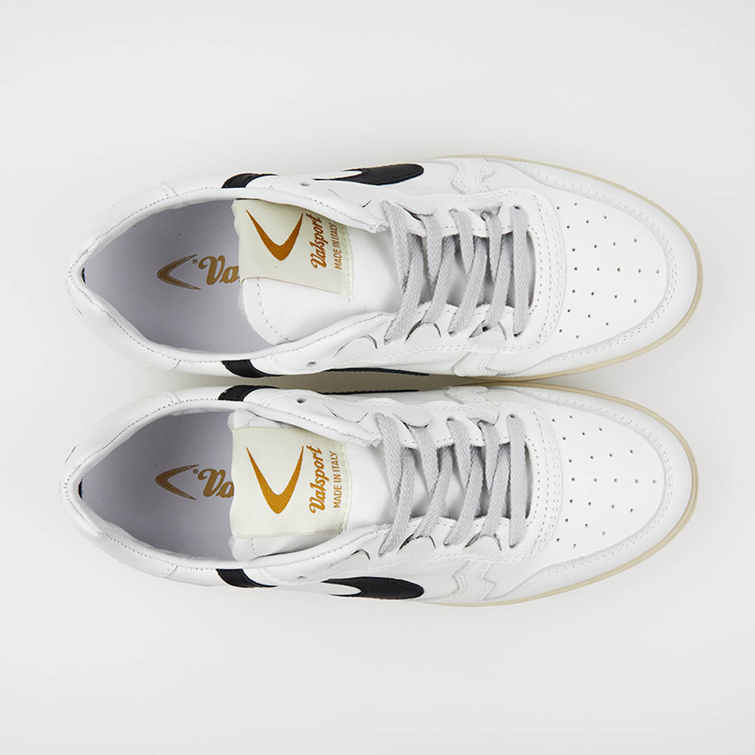 Valsport Super Pelle Bianco Nero Moda