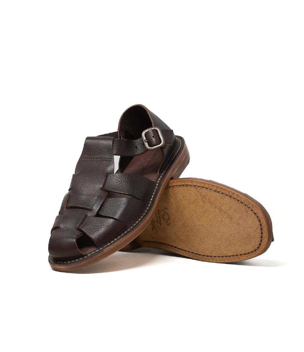 Wally Walker Astorflex – sandalo uomo in pelle Monkflex caffè Saldi