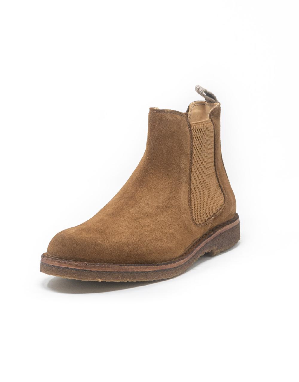 Wally Walker Astorflex – stivaletto chelsea scamosciato donna Bridgeflex bruciato Nuovo