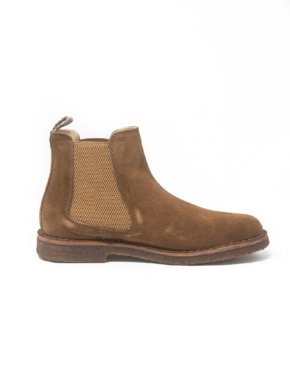 Wally Walker Astorflex – stivaletto chelsea scamosciato donna Bridgeflex bruciato Nuovo