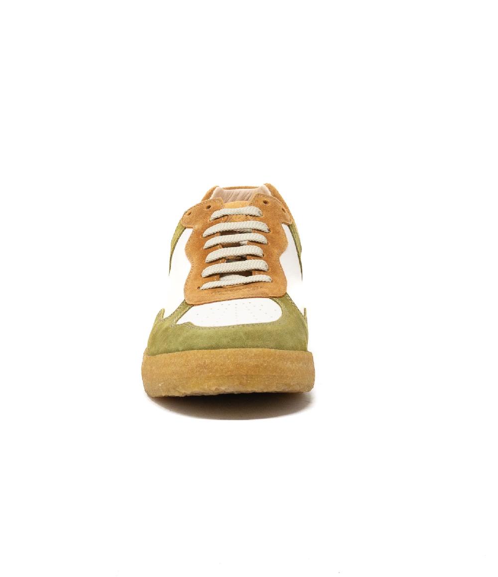 Wally Walker Astorflex – sneaker uomo in pelle e camoscio Tenniflex Assenzio Saldi Di Fabbrica