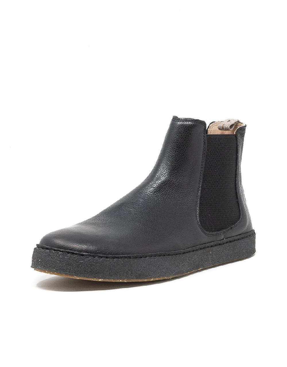 Wally Walker Astorflex – chelsea boot uomo in pelle Rolflex nero Moda
