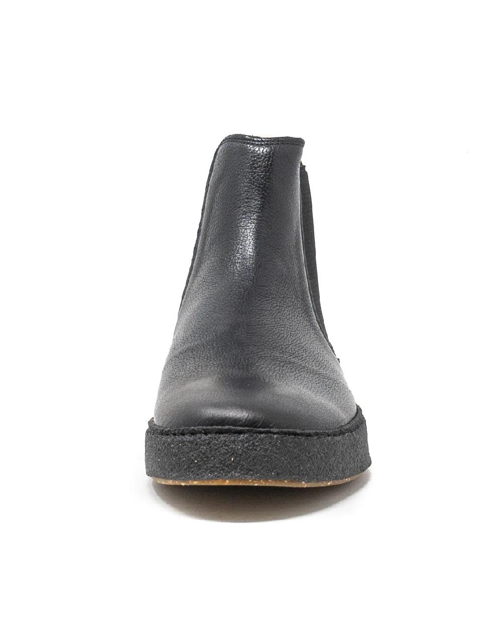 Wally Walker Astorflex – chelsea boot uomo in pelle Rolflex nero Moda