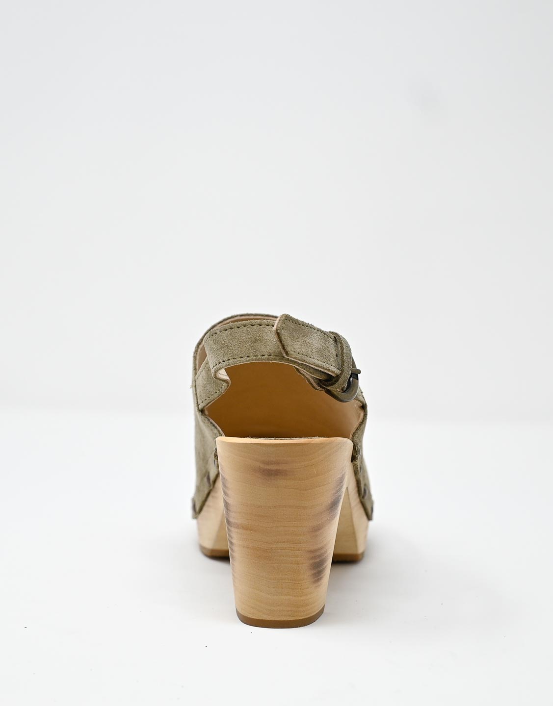 Wally Walker zoccolo in pelle scamosciata stone Olandflex by astorflex Vendita Economica