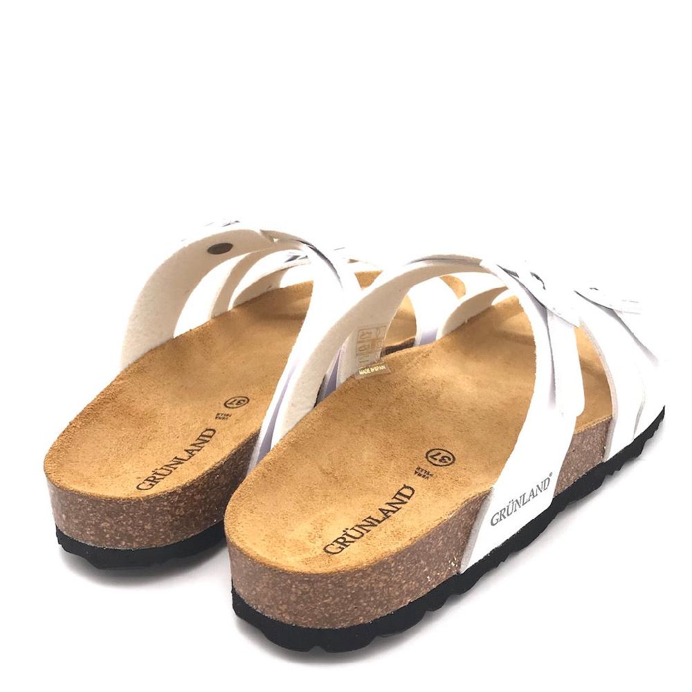 Zulian Calzature Ciabatta Sara fascia incrociata bianca Novità