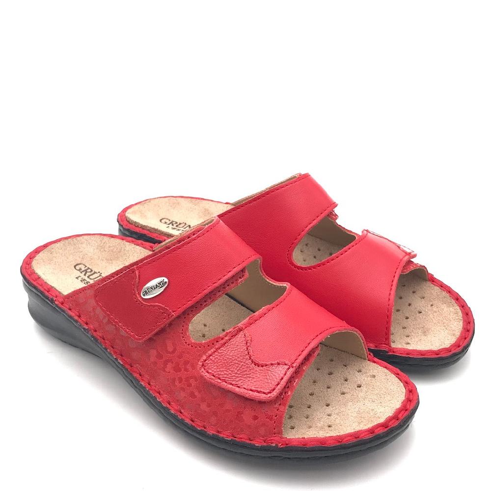 Zulian Calzature Ciabatta Dami rossa Sconto