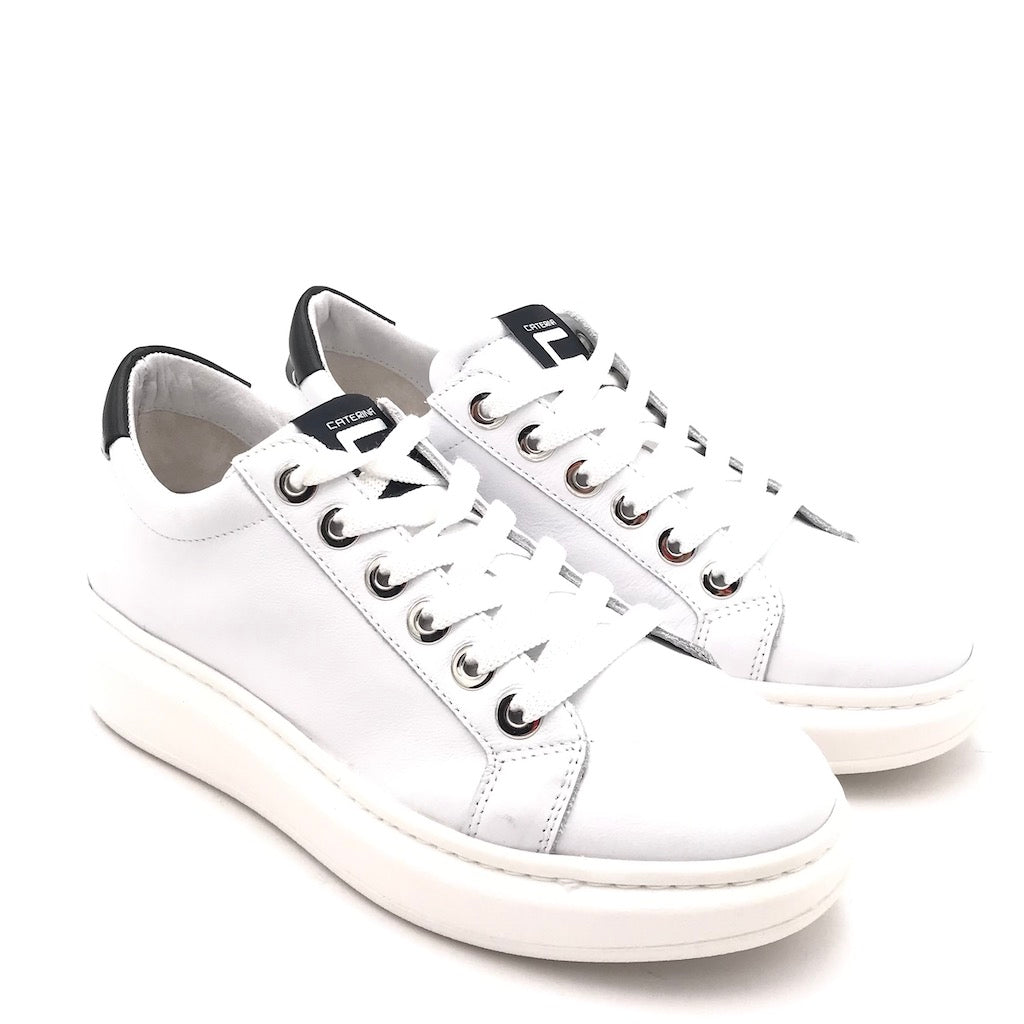 Zulian Calzature Sneakers Basic bianca Offerta